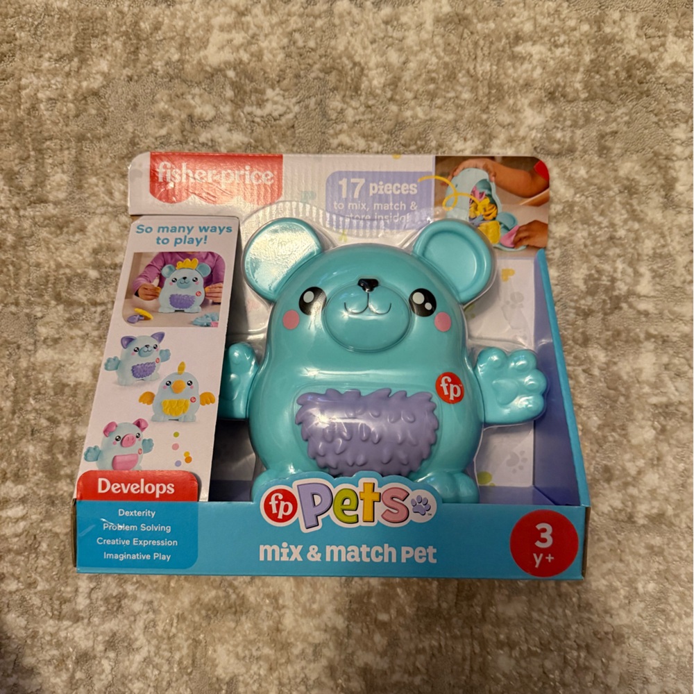 Mattel Fisher-Price Mix & Match Pet - Light Blue and Lavender - Picture 5 of 5